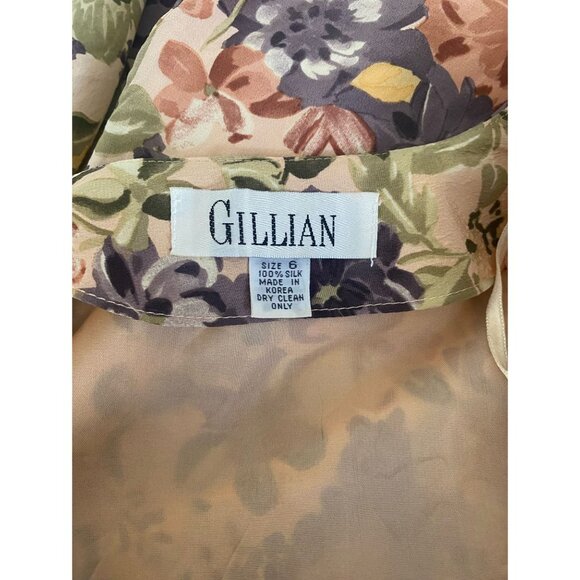 Gillian Vintage Wrap Dress Size 6 - Picture 8 of 8